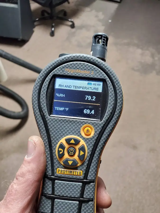 Moisture meter humidity assessment for Fire & Smoke Damage Restoration in Waterboro